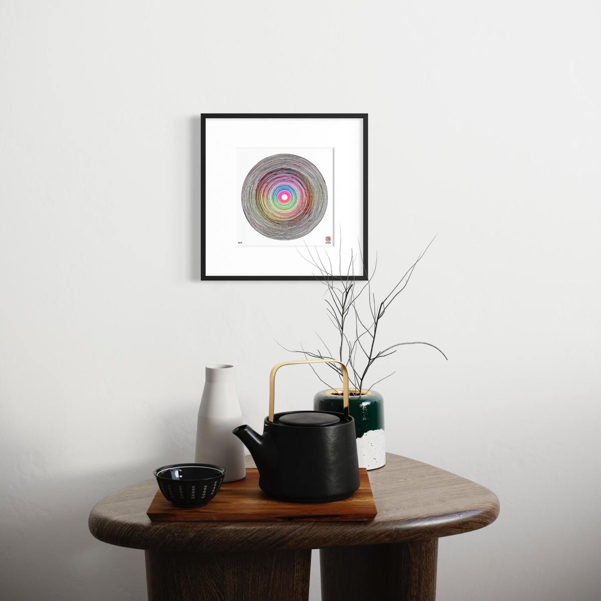 Ensō C005 – Innerer Regenbogen im Raum